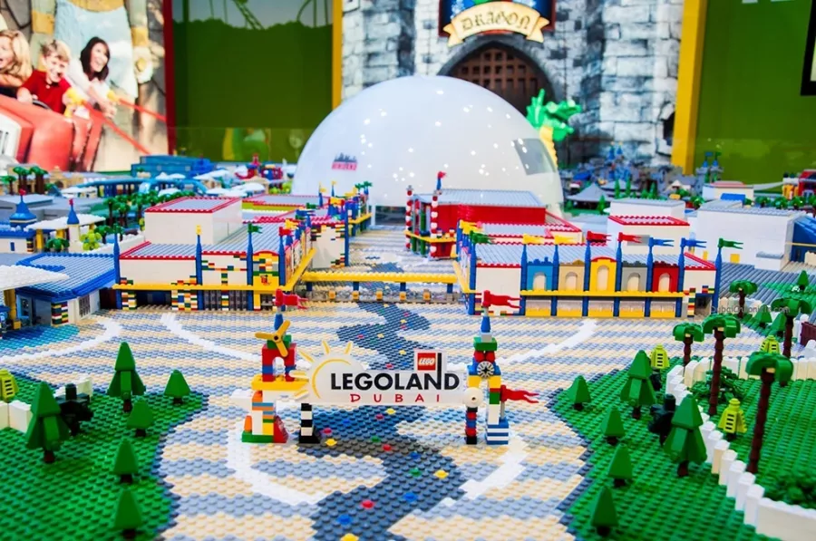 Парк Аттракционов Legoland в Дубаи: Парк атракционов , Лего , Лего- город , Горки , Конструктор , Тематический парк ,