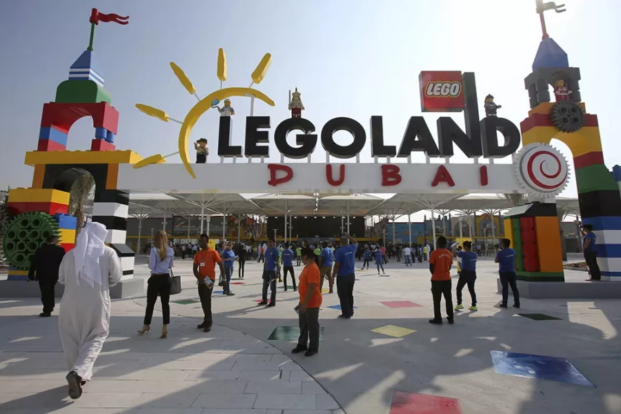 Парк Аттракционов Legoland в Дубаи: Парк атракционов , Лего , Лего- город , Горки , Конструктор , Тематический парк ,