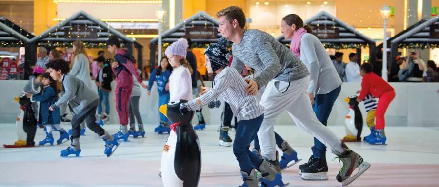 Каток Dubai Ice Rink в Дубаи: Каток , Коньки , Катание на коньках , Спорт на льду , Фигурное катание , Хоккей ,