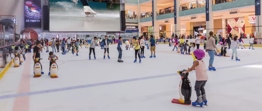Каток Dubai Ice Rink в Дубаи: Каток , Коньки , Катание на коньках , Спорт на льду , Фигурное катание , Хоккей ,