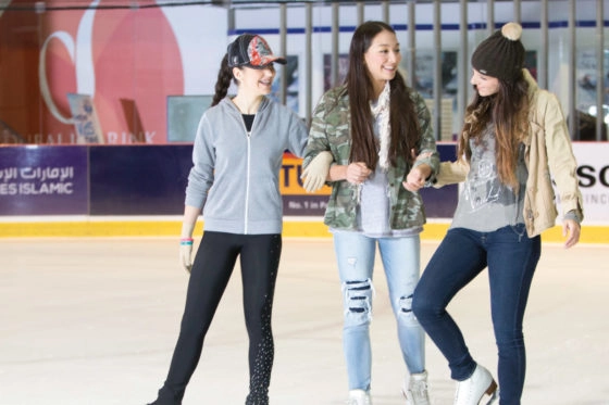 Каток Dubai Ice Rink в Дубаи: Каток , Коньки , Катание на коньках , Спорт на льду , Фигурное катание , Хоккей ,