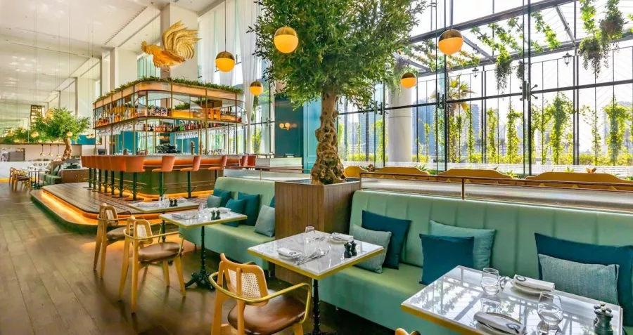 Бар-ресторан Couqley French Bistro & Bar в Дубаи: Еда, Пиво, Бар, Французская кухня,