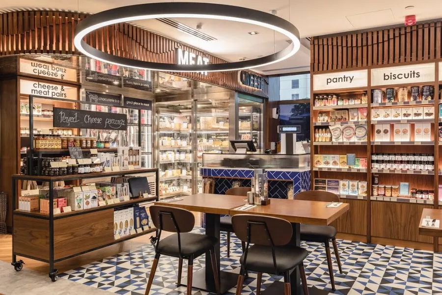 Ресторан Jones The Grocer в Дубаи: Австралийская кухня , Магазин в ресторане , Сыр ручной работы , Изысканные блюда ,