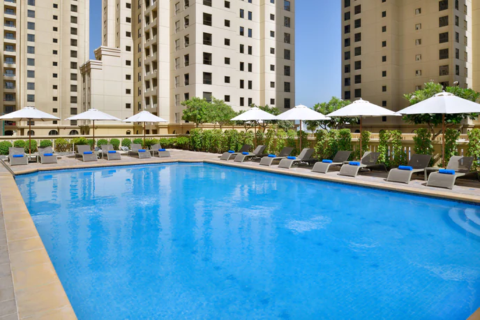 Отель Delta Hotels by Marriott 4* в Дубаи: Прибрежный отель , Американский бар , Бассейн , Конференц-зал, Апартаменты , Бразильский ресторан , Фитнес,