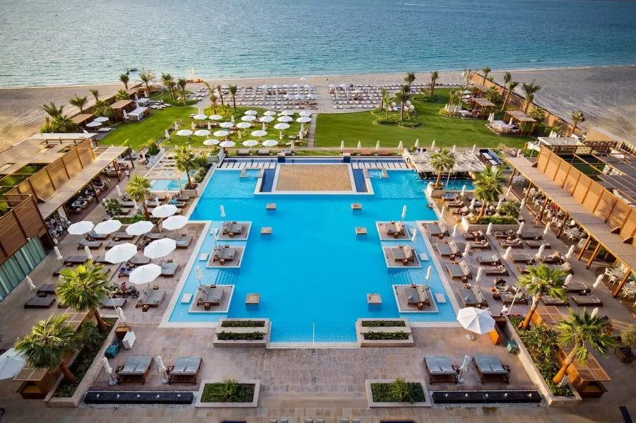 Отель Rixos Premium 5* в Дубаи: Бар, Отель, комфорт, Бассейн,