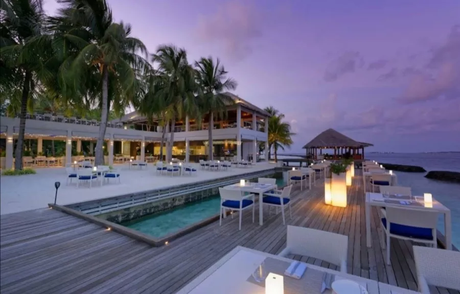 Дайвинг клуб Euro-Divers Kurumba (Diving club Euro-Divers Kurumba) в Мальдивах: Летняя Веранда, Напитки, Для Взрослых и Детей, Скат Манта, Подводный Скутер, Персональный тренер,