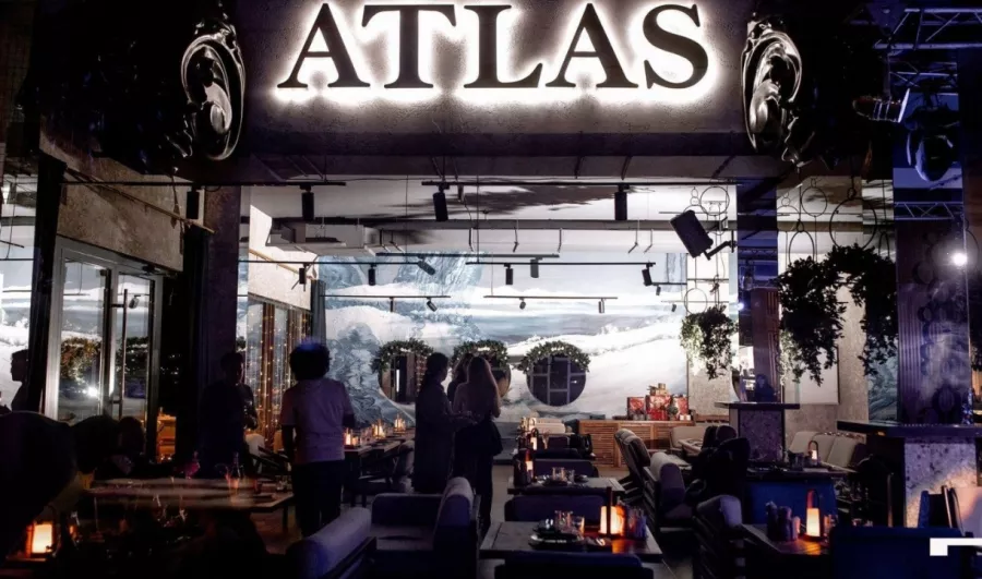 Ресто-клубAtlas в Сочи: Стейк-хаус, Итальянская кухня, Кавказская кухня, Заказ навынос, Заказ столиков, Винная карта, Паназиатская кухня, Завтрак,