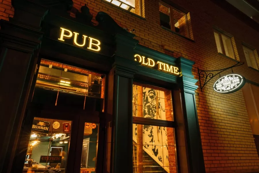 Паб Old Time Pub в Ростове-на-Дону: Бар, Паб, Европейская кухня, Напитки, Спор-бар,