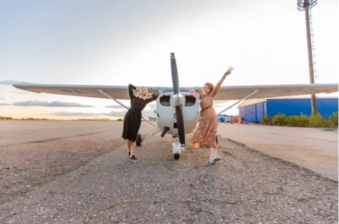 Полеты на самолете "Mag Aero".