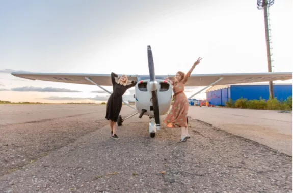 Полеты на самолете "Mag Aero".