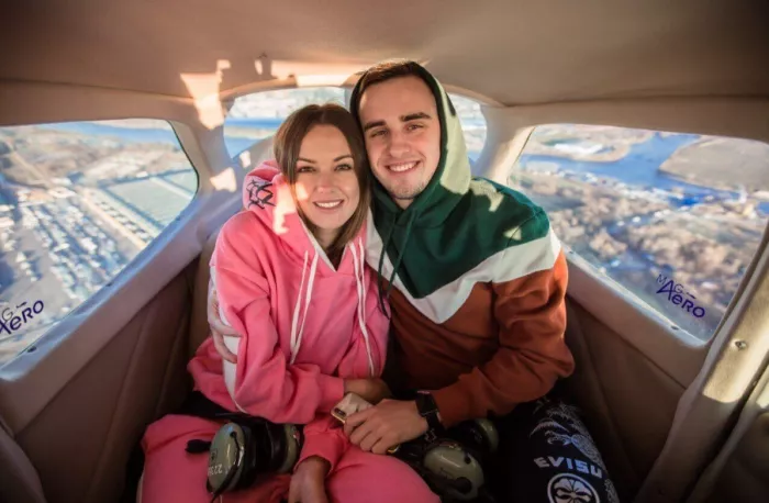 Полеты на самолете "Mag Aero".