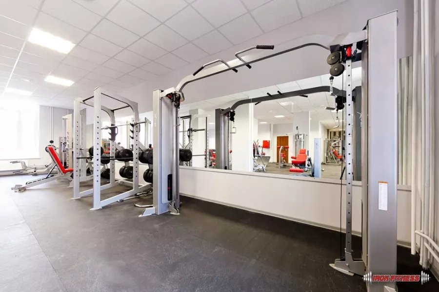 Фитнес клуб Iron Fitness в Москве: Тренажёры, Кардио зона, Групповые занятия, Зона свободных весов, Зона Бокса, Сауна,
