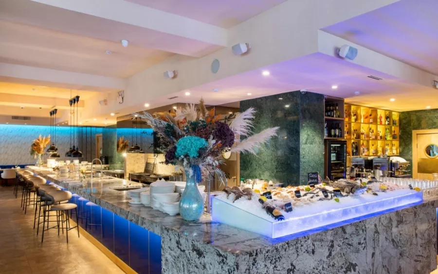 Ресторан Atlantica Seafood в Москве: Рыбная кухня, Авторская кухня, Средиземноморская кухня, Детское меню, Детский уголок,
