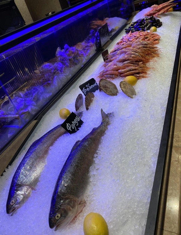 Ресторан Atlantica Seafood в Москве: Рыбная кухня, Авторская кухня, Средиземноморская кухня, Детское меню, Детский уголок,