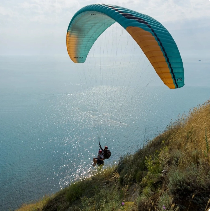 Полеты на параплане в Анапе.