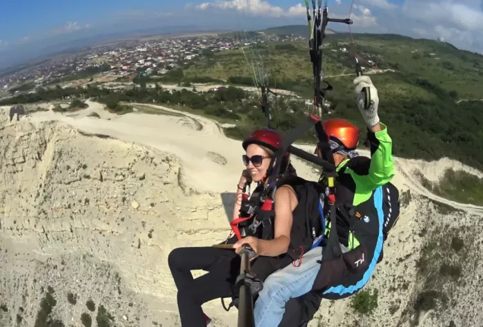 Полеты на параплане в Анапе.