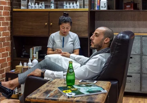Мужской спа салон Jazz Lounge Spa в Avenue Mall в Дубаи