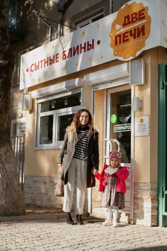 Кафе Две печи. Сытные блины  в  Анапе