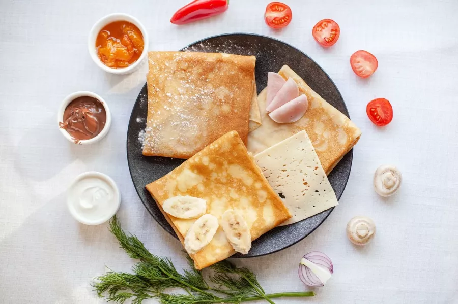 Кафе Две печи. Сытные блины в Анапе: Чай, Кафе, Блины, Русская кухня, Доставка, Еда,