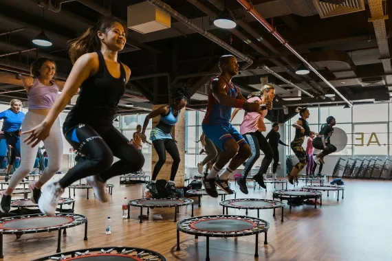 Фитнес зал "GymNation Motor City"