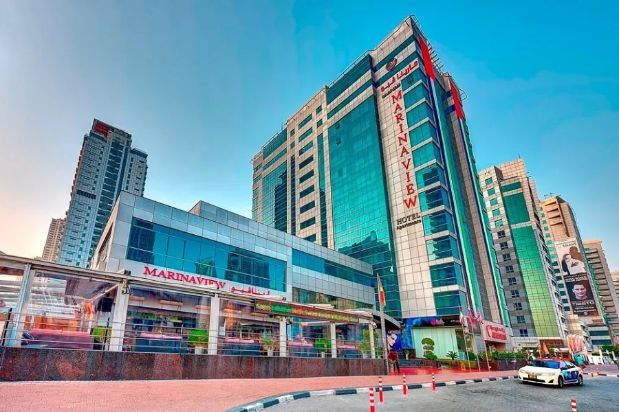 Отель Marina View Deluxe в Дубаи: Апартаменты , Фитнес , Бассейн , Бар , Квартирные номера , Ресторан,