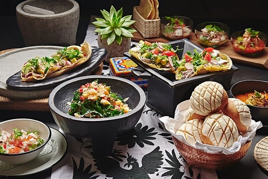 Мексиканский ресторан Tulum в Дубаи: Мексиканская кухня , Тако , Коктейли , Экзотическая еда , Морепродукты ,