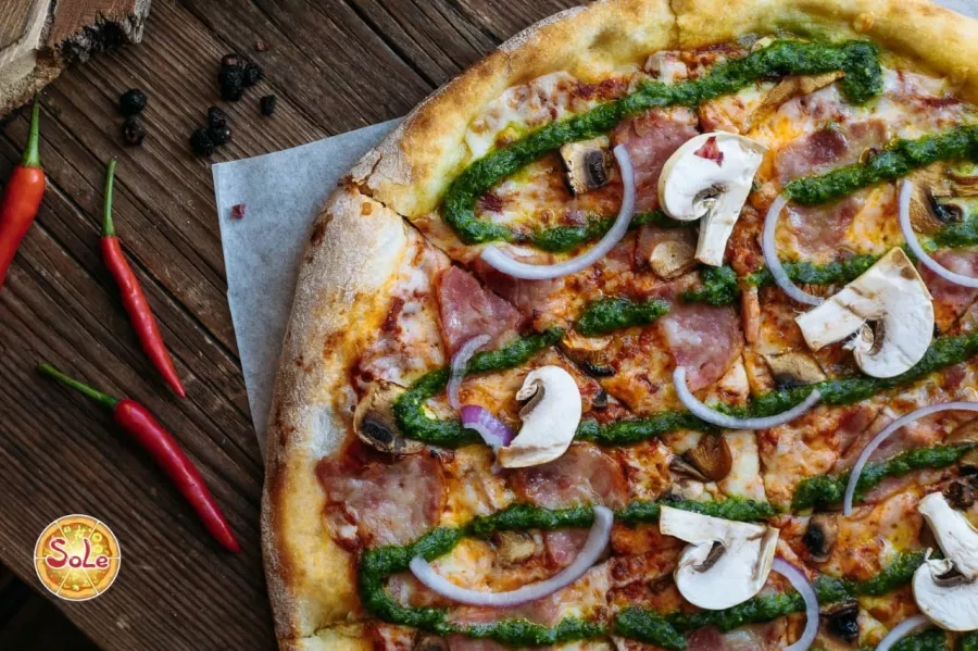 Пиццерия Sole Pizza в Анапе: Кавказская кухня, Итальянская кухня, Детский уголок, Аниматоры, Детское меню, Настольные игры, Европейская кухня,