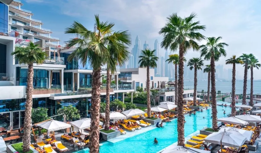 Отель Five Palm Jumeirah Dubai5* в Дубаи: Пятизвездочный отель, Отель на берегу , Гламурный отель , Бассейн , Спа , Конференц-зал, Детская комната,