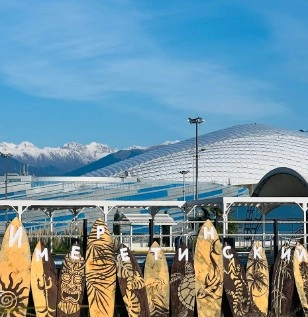 Пляжный клуб Имеретинский  в  Сочи