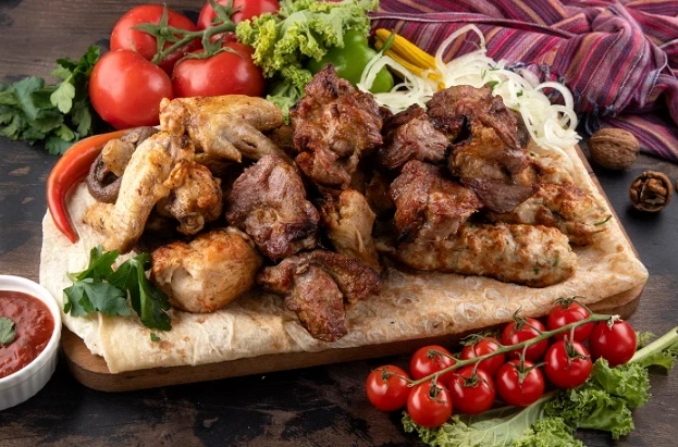 Кафе доставки Шашлык Юга в Краснодаре: Шашлык, Армянская кухня, Заказ столиков, Банкет, Пицца, Шаурма, Кофе с собой, Доставка, Грузинская кухня, Кавказская кухня,