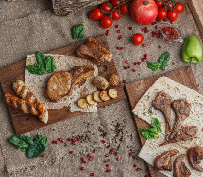 Кафе Любим печь в Краснодаре: Заказ столиков, Летняя терраса, Стейки, Доставка, Армянская кухня, Пицца, Шашлык, Еда,