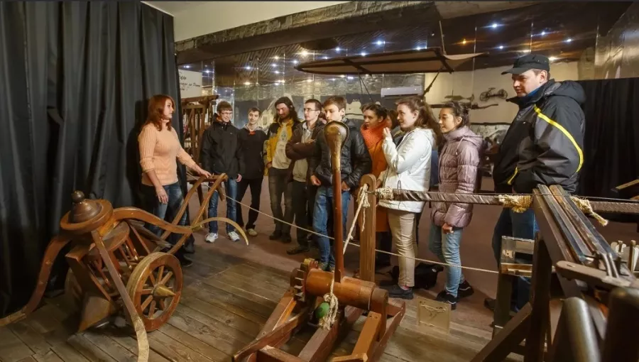 Механический музей Леонардо да Винчи в Адлере: Картины, Механизмы, Изобретения, Полотна, Экспонаты, Галерея,