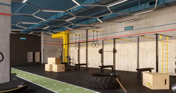 Фитнес-клуб "ROCKOUT Gym".