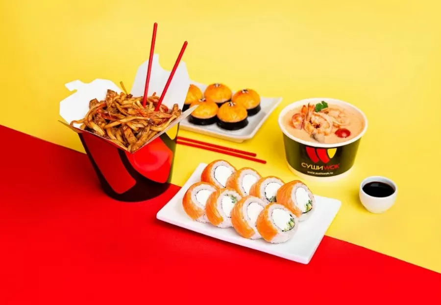 Ресторан СушиWok в Краснодаре: Еда, Паназиатская кухня, Доставка, Японская кухня, Детское меню,