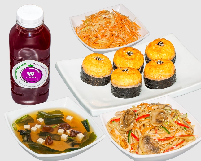 Ресторан СушиWok в Краснодаре: Еда, Паназиатская кухня, Доставка, Японская кухня, Детское меню,