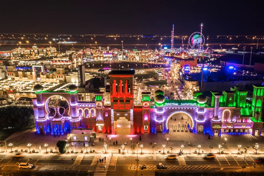 Парк Global Village в Дубаи: Парк культур , Парк стран , Мулькультурное место , Достопримечательности мира ,