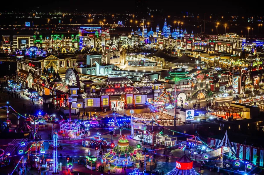 Парк Global Village в Дубаи: Парк культур , Парк стран , Мулькультурное место , Достопримечательности мира ,