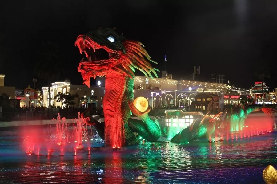 Парк Global Village в Дубаи: Парк культур , Парк стран , Мулькультурное место , Достопримечательности мира ,