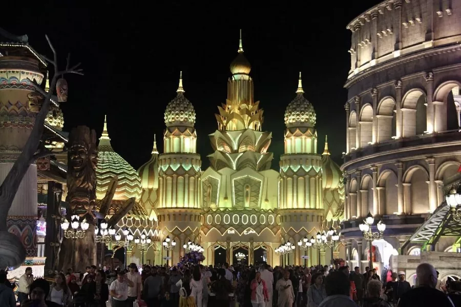 Парк Global Village в Дубаи: Парк культур , Парк стран , Мулькультурное место , Достопримечательности мира ,
