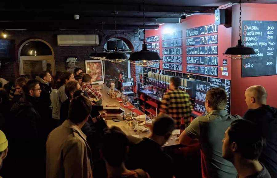 Бар Фракция в Москве: Вечеринки, Бар, Музыкально, Пиво, Мясо, Еда,