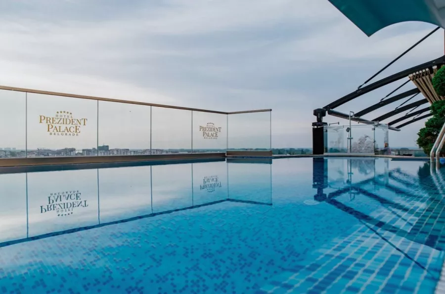 Prezident Palace Belgrade в Белграде: Отель, Бассейн, Ресторан, Шведский стол,