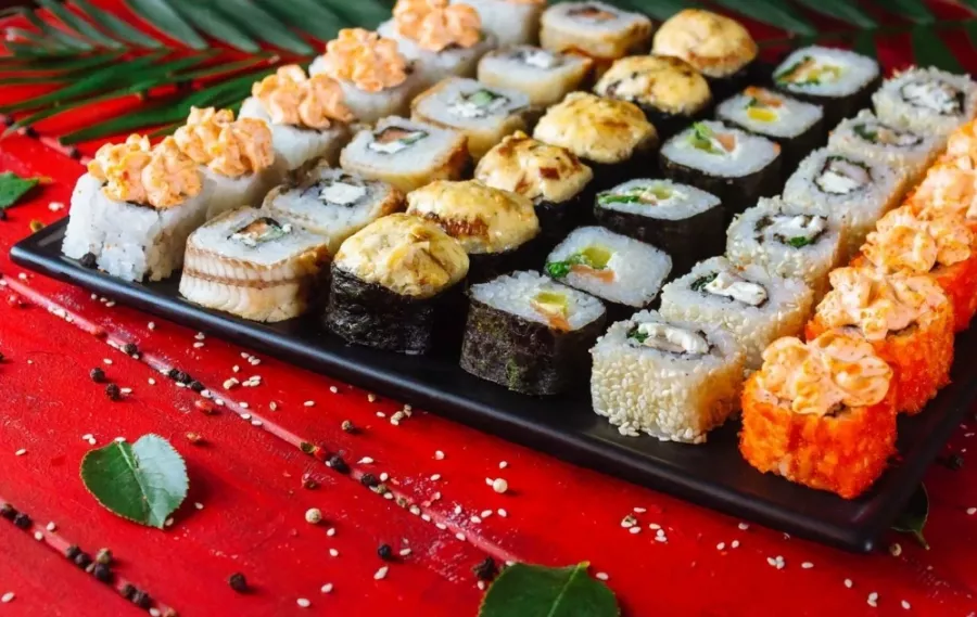 Ресторан  ПРОСУШИ  на Казбекской в Краснодаре: Еда, Постное меню, Детский уголок, Суши, Пицца, Бургеры, Доставка,