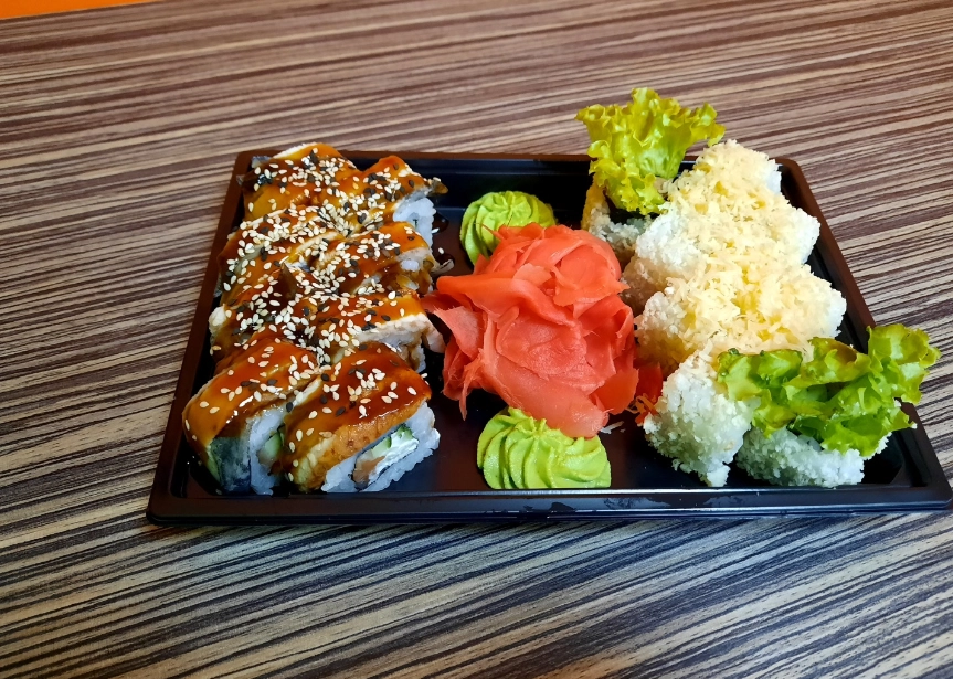 Служба доставки готовых блюд SushiKo в Краснодаре: Японская кухня, Салаты , Супы, Картофель-фри, Пицца, Заказ навынос, Европейская кухня,