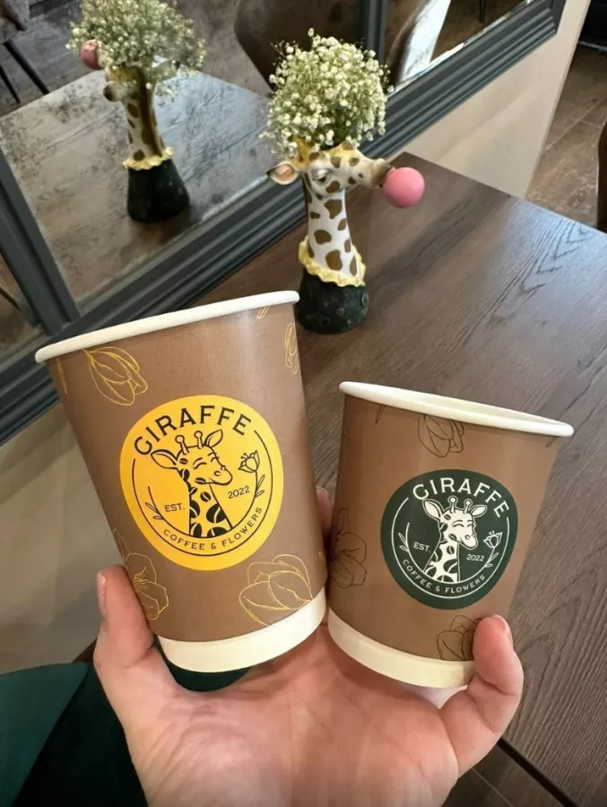 Coffee & Flowers Giraffe в Видном: Выпечка, Десерты, Кофейня, Стильные Букеты, Цветы,