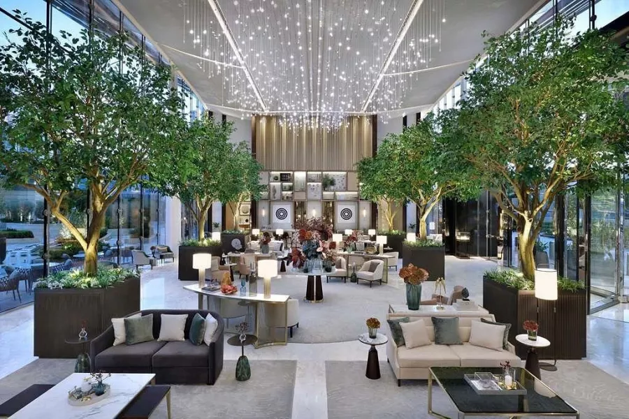 Отель Address Sky View 5* в Дубаи: Спа-комплекс , Бизнес-центр , Детский центр, Изысканный ужин , Отель с панорамным видом , Стильные номера ,