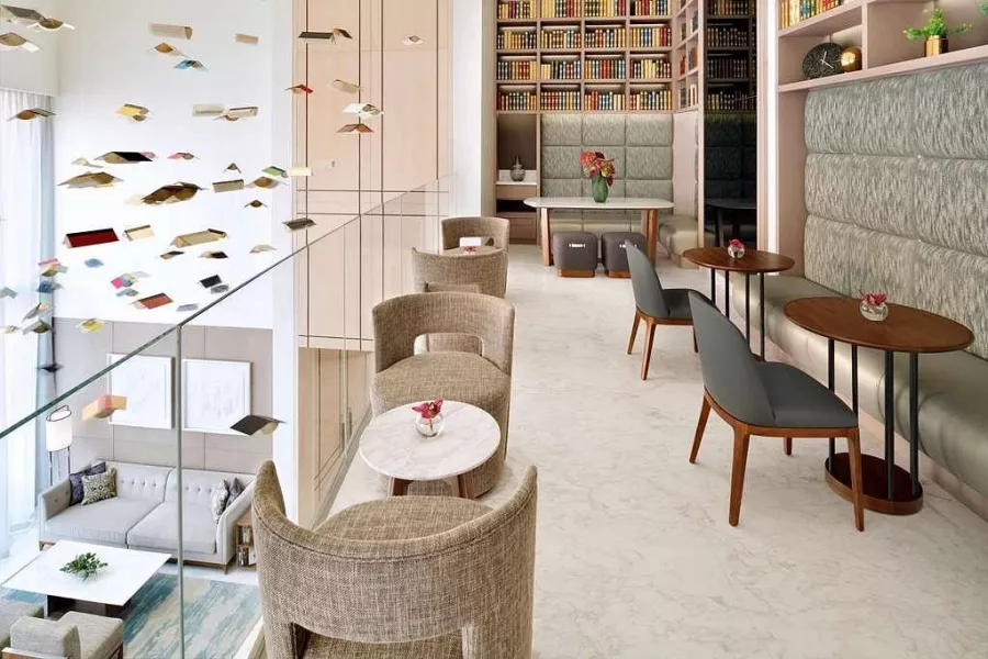 Отель Address Sky View 5* в Дубаи: Спа-комплекс , Бизнес-центр , Детский центр, Изысканный ужин , Отель с панорамным видом , Стильные номера ,