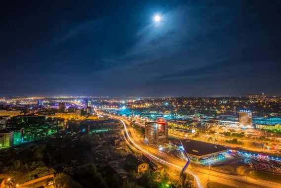 Смотровая площадка в Кировском районе.