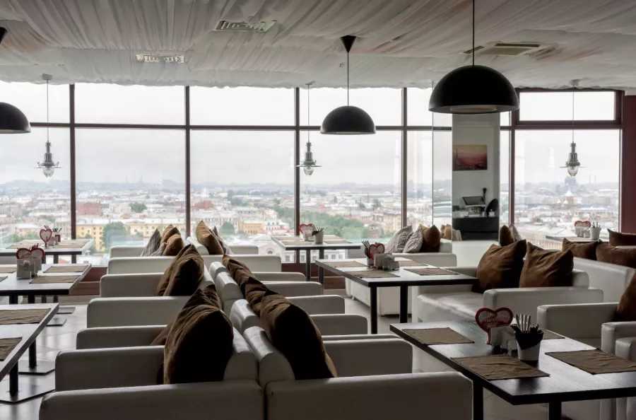 Ресторан La panorama в Санкт-Петербурге: Ресторан, Красиво, Вкусно, Напитки, Уютно, Десерты,