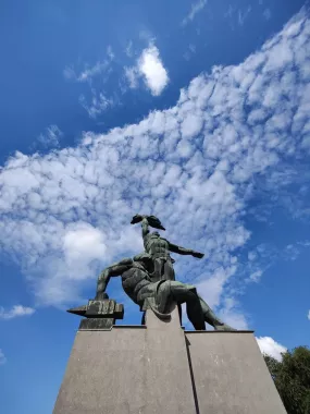 Смотровая площадка в микрорайоне Ленгородок. 
