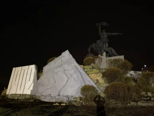Смотровая площадка в микрорайоне Ленгородок. 